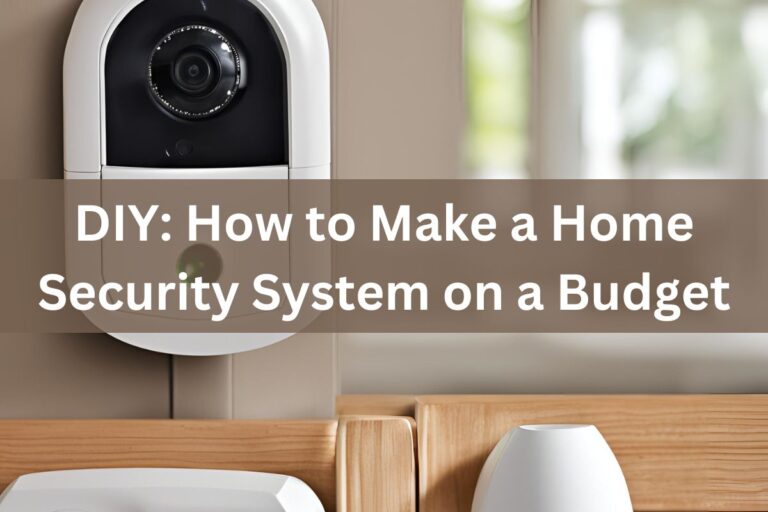 DIY: How to Make a Home Security System on a Budget