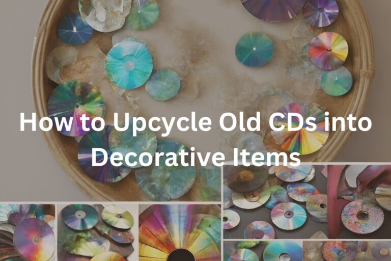 How to Upcycle Old CDs into Decorative Items