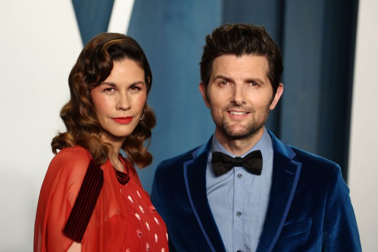 Adam Scott's wife Naomi Scott